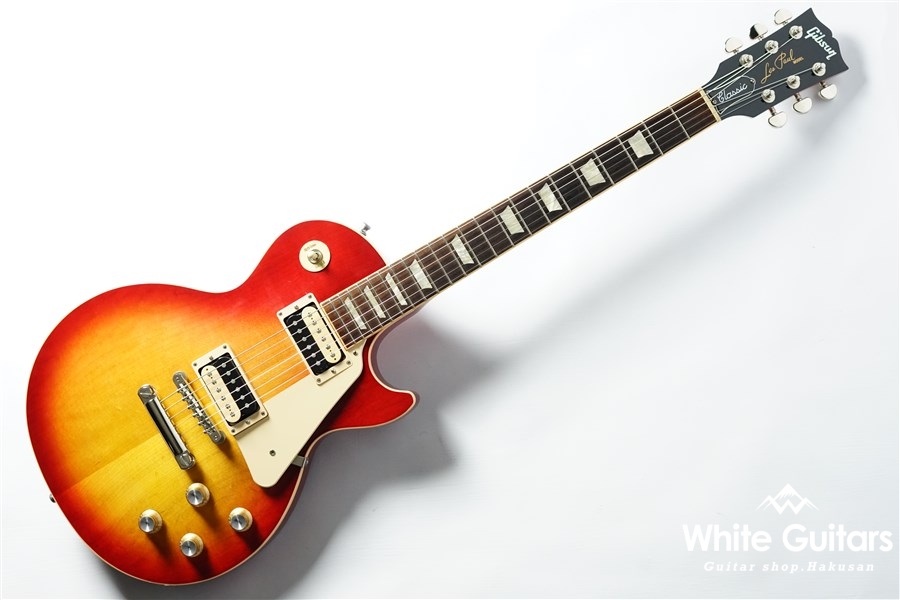 Gibson Les Paul Classic 2019 - Heritage Cherry Sunburst | White